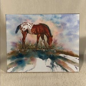 Ceramic Horse Art Tile